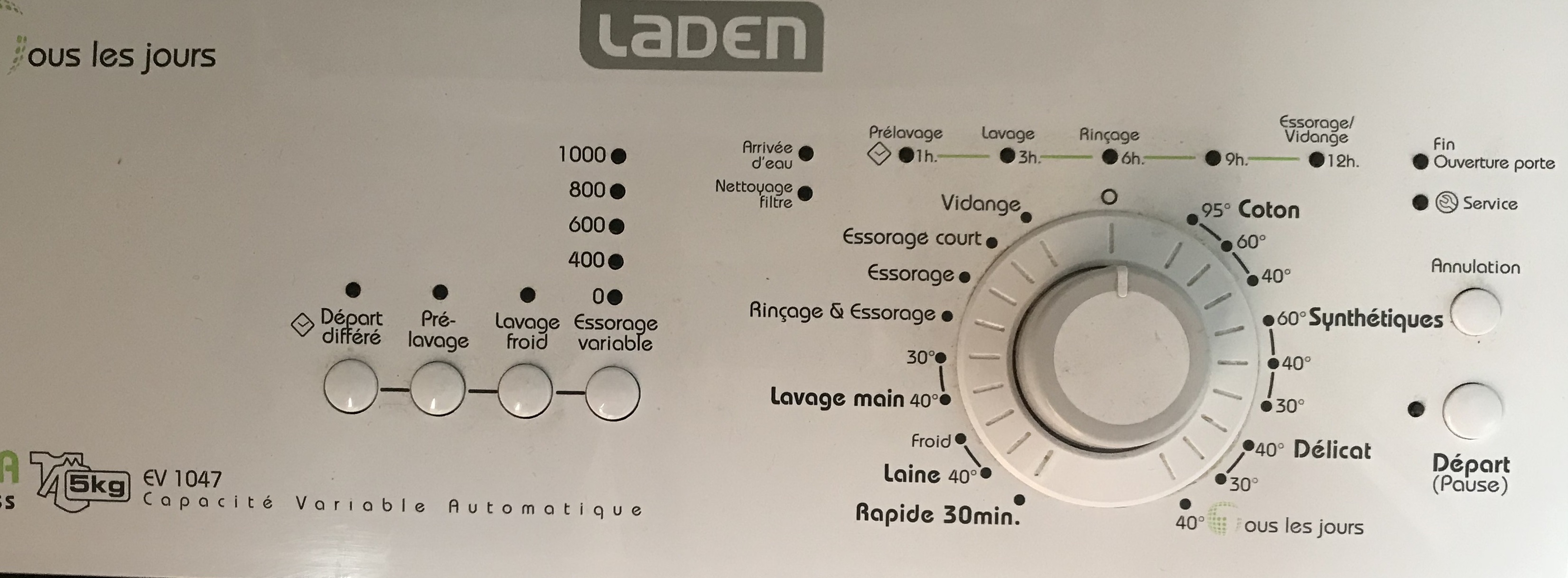 Machine a laver Laden