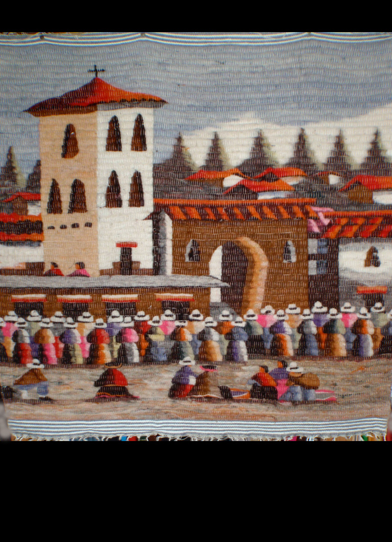 Tapis mural pérouvien