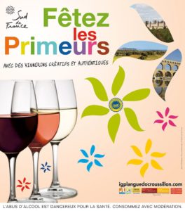 Affiche fêtez les primeurs