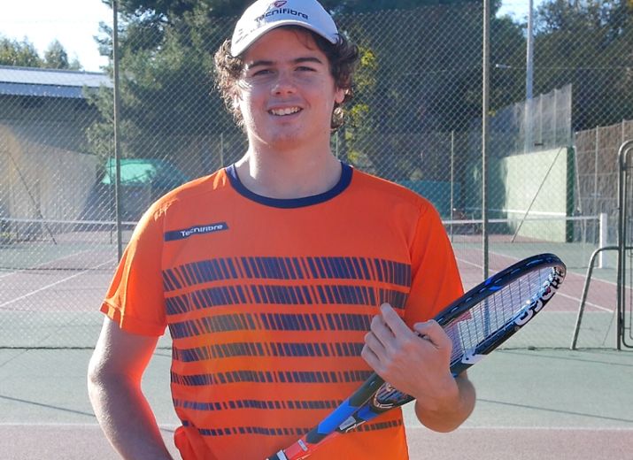 18-01-18 Le tennisman Luca SANCHEZ licencié à Elne dans les PO