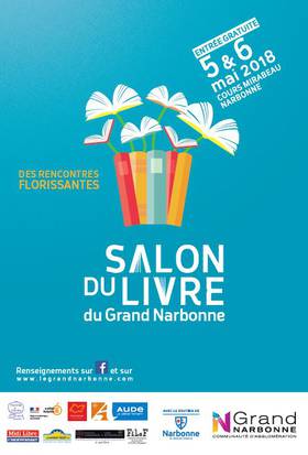 18-04-18 Marie BAT présente la 5 ème édition du salon du livre à Narbonne.