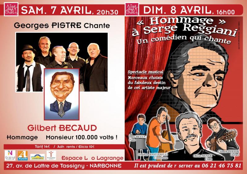 04-04-18 : Le chanteur Georges PISTRE