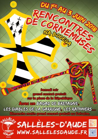 Françoise GOUOT : 3ème rencontre de la cornemuse à Sallèles d’Aude