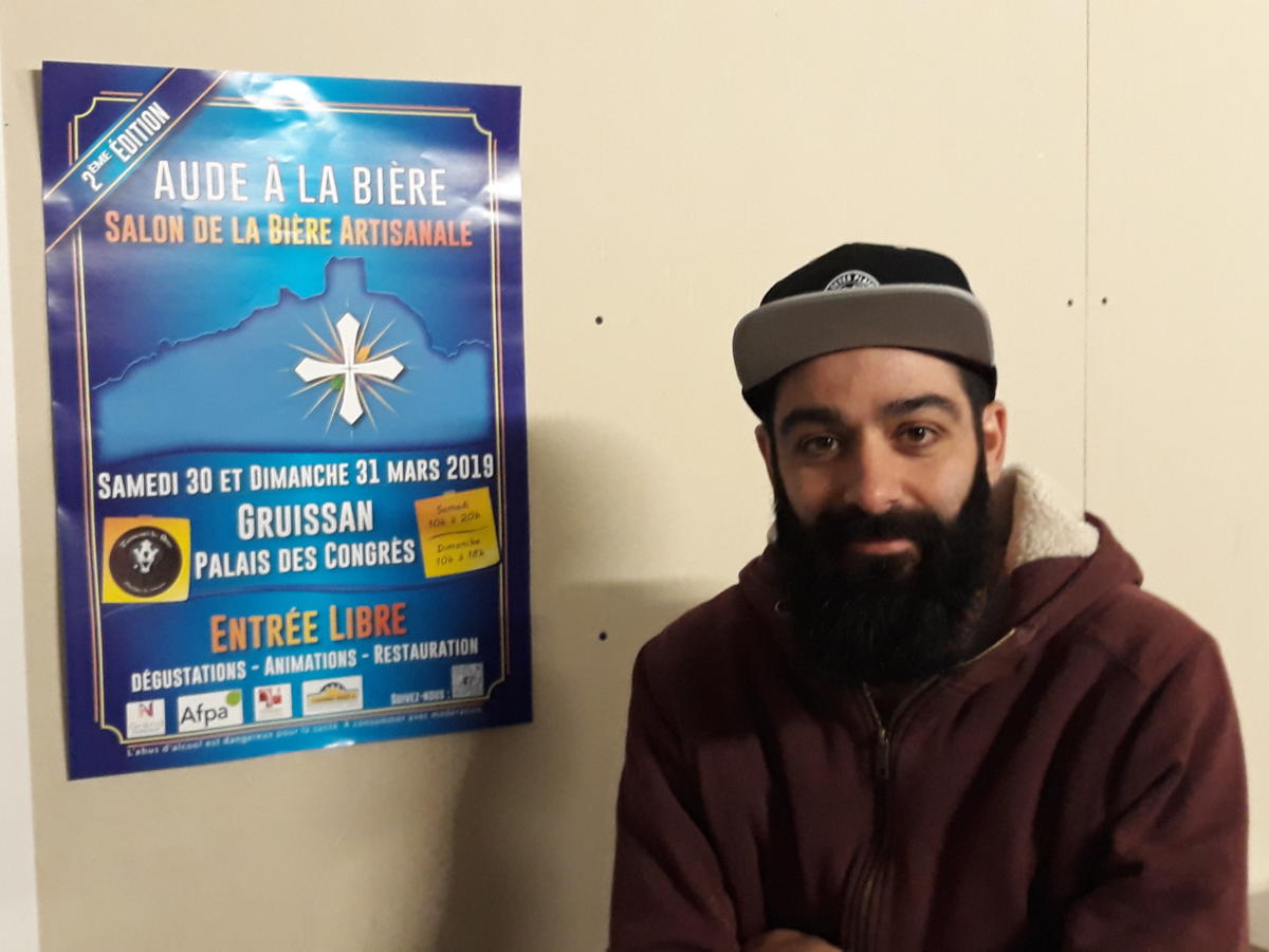 27-03-19 Clément Cabrera, membre de l’association Aude à la Bière