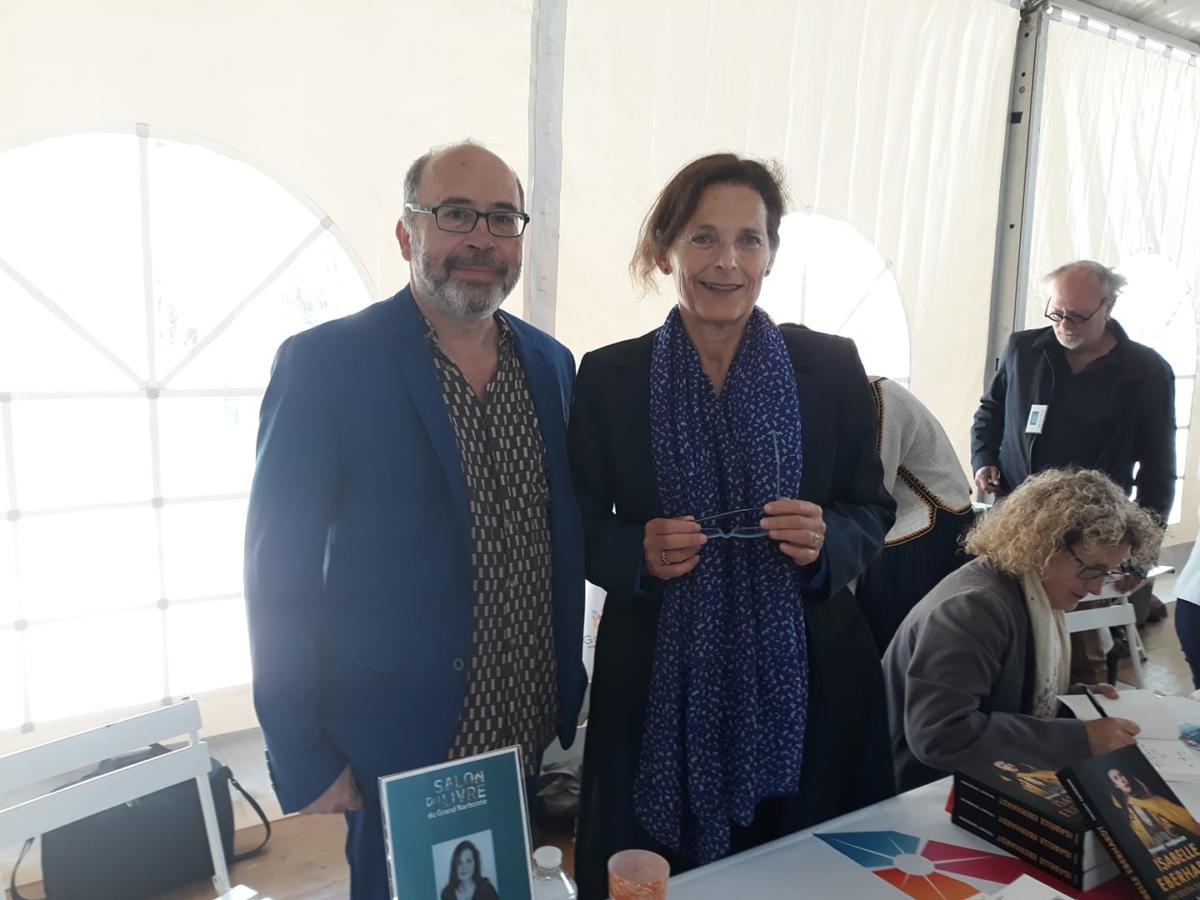 Salon du livre Grand Narbonne 2019, Marie NIMIER & Philippe BERTIN