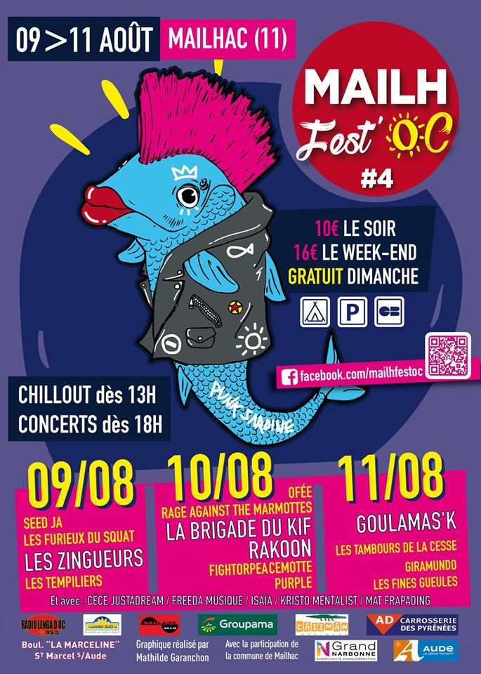 12-07-19 Sandrine et Clément, organisateurs du Mailh Fest’OC à Mailhac