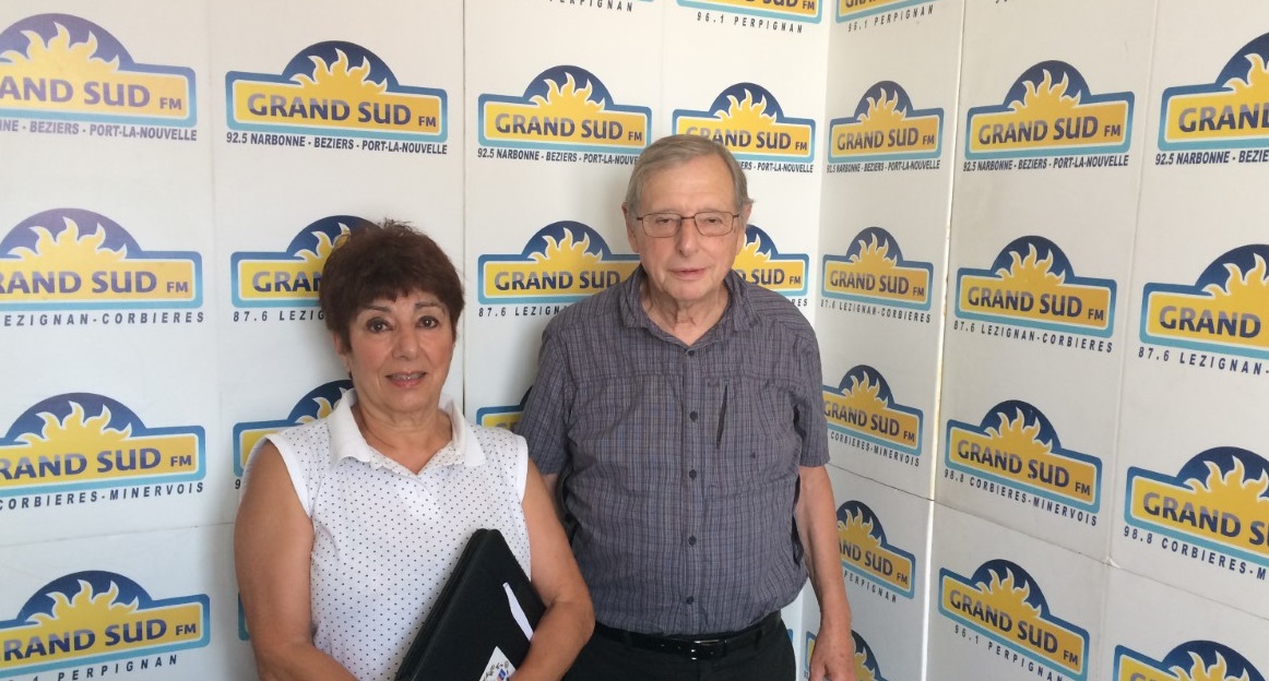 30-08-19 Alice AUVRAY, responsable de l’antenne à Narbonne & Jacques PUEYO, le président de la Ligue contre le cancer dans l’Aude