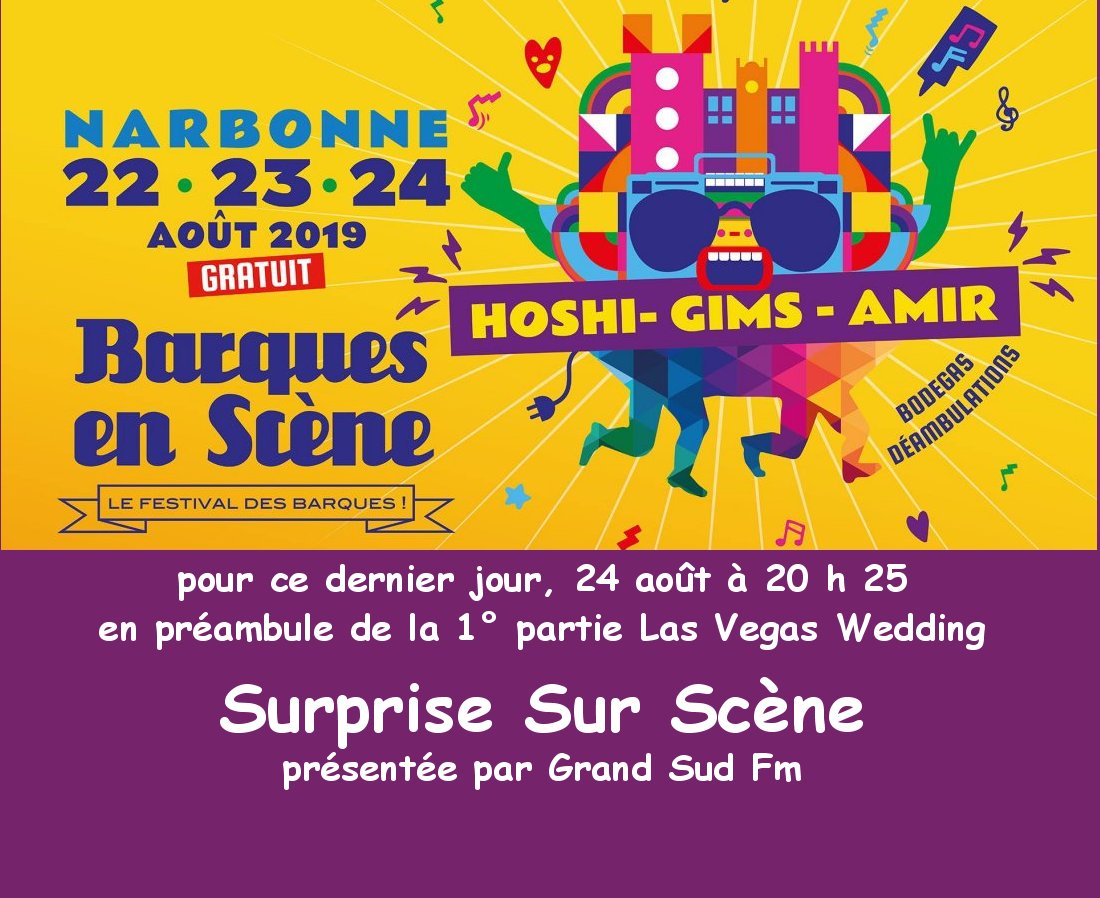 slider surprise sur scène