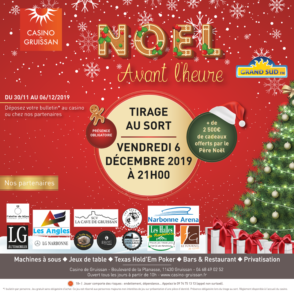 06-12-19 Le RDV Audois au Casino de Gruissan avec Fabien MARTY et Carole DEVOYON