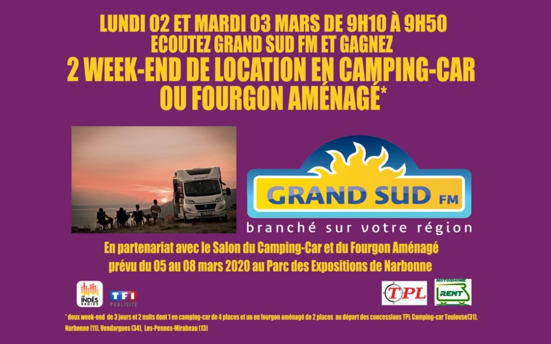 SALON DU CAMPING-CAR DE NARBONNE, 5-8 MARS