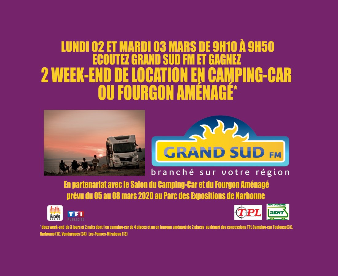 SALON DU CAMPING-CAR DE NARBONNE, 5-8 MARS