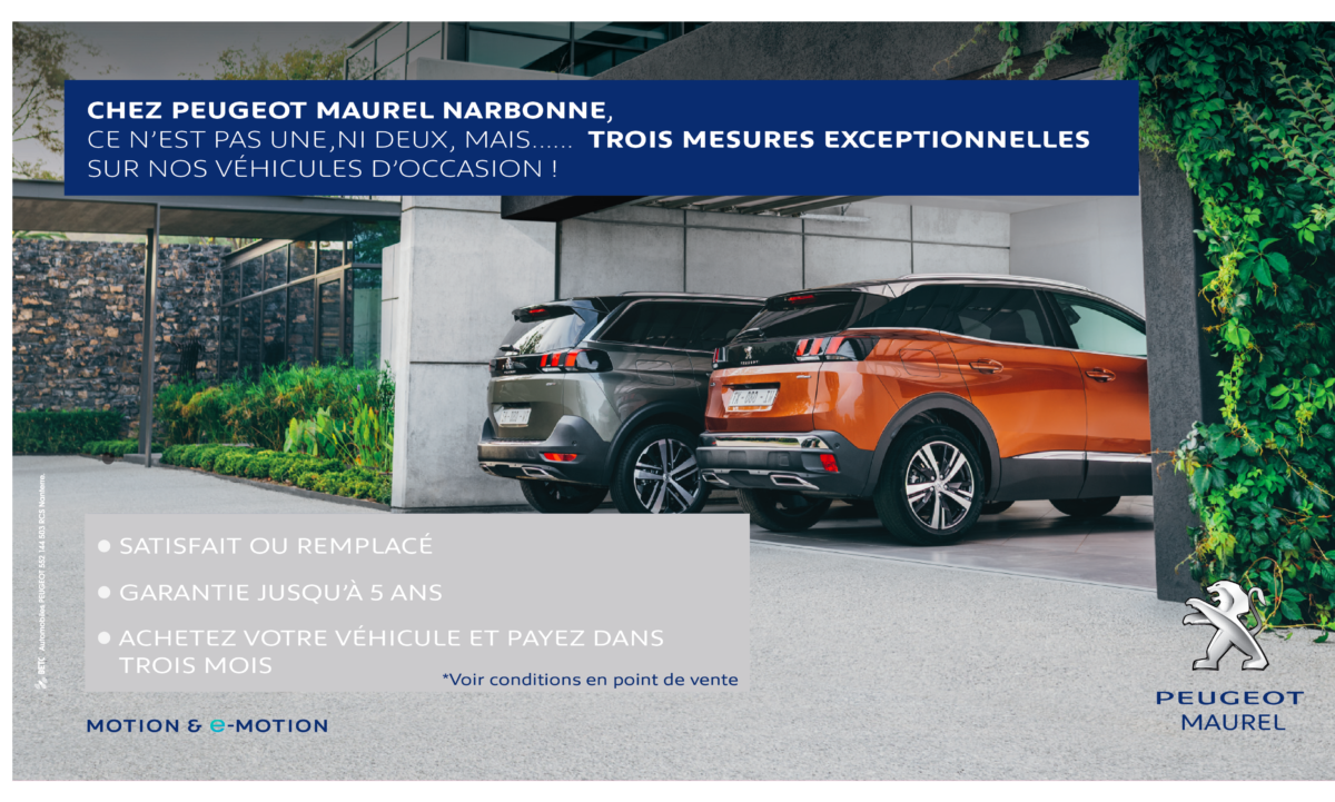 19-05-20 Le RDV Shopping chez votre concessionnaire Peugeot Maurel Narbonne