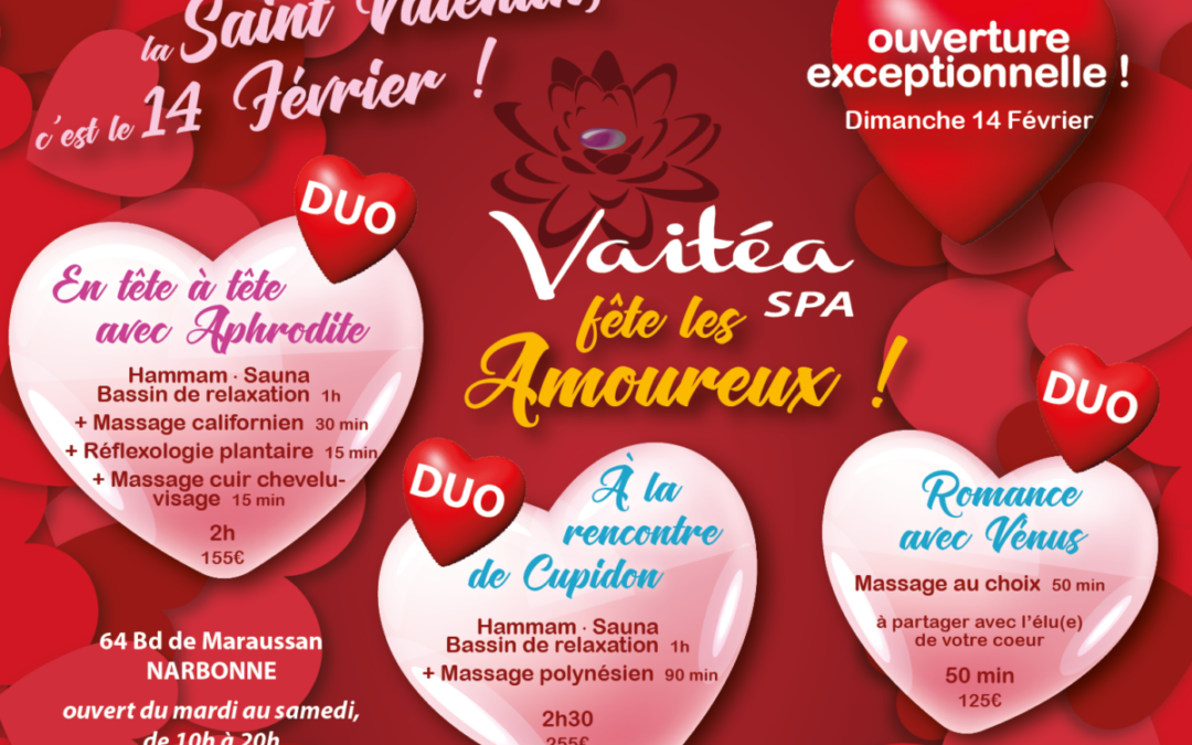 Vaitea spa st valentin 2021