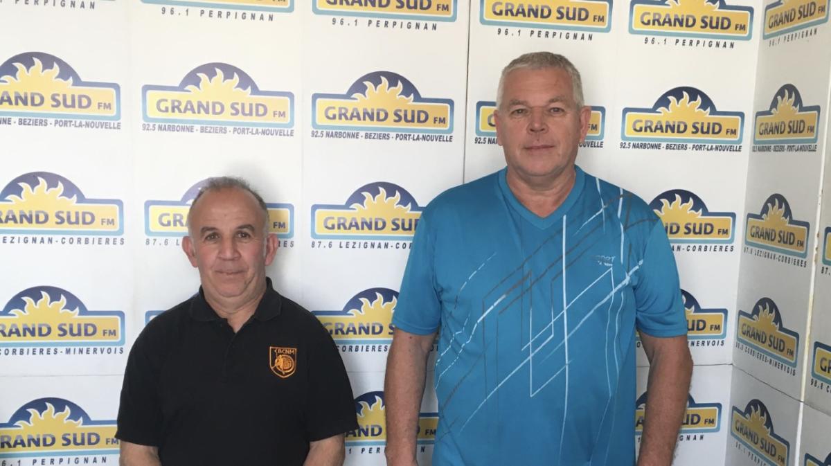 09-04-21 : Hassein DJAOUTI, président du Basket Club Narbonne Méditerranée & Pascal DELALIAUX, responsable technique des entraineurs