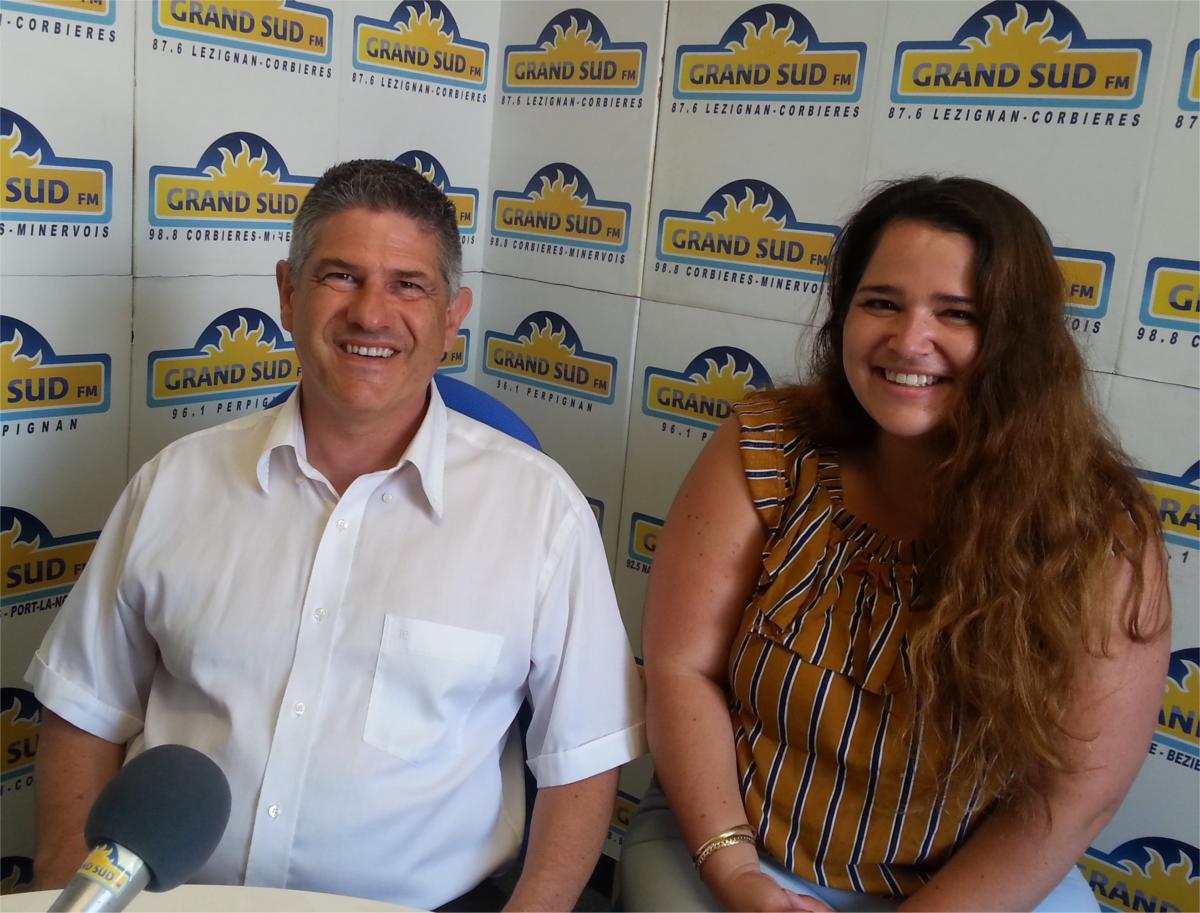 02-07-21 : Jean-Noël VEDERE, directeur & Charmaine SANCHEZ-ALDEBERT, responsable de formation à l’école Sup de Tourisme de Narbonne