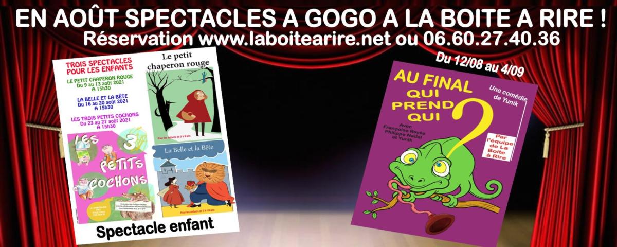 11-08-21 : Françoise ROYES, l’une des comédiennes de la boite à rire à Perpignan