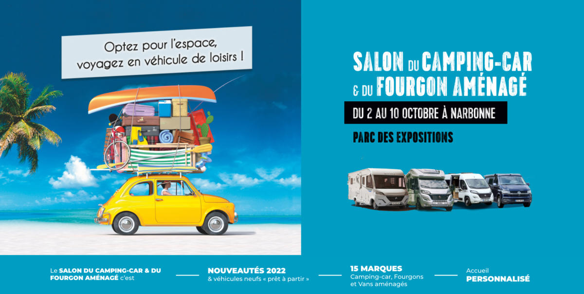 30-09-21 : Olivier TRINQUIER, organisateur du salon du camping car au palais des expositions de Narbonne du samedi 02 au dimanche 10 octobre