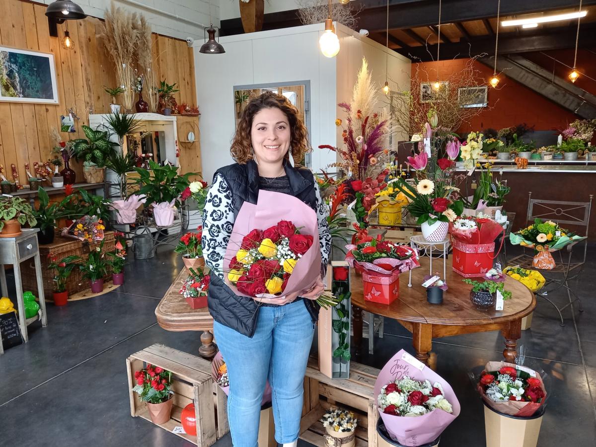 16-03-22 : Marie, fleuriste chez Jour de Roses Espace Lacoste à Narbonne