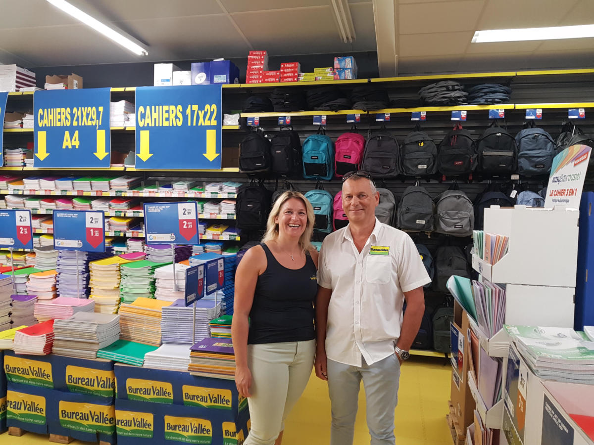 10-08-22 : Séverine BOUSQUET, à la tête de votre magasin Bureau Vallée à Narbonne