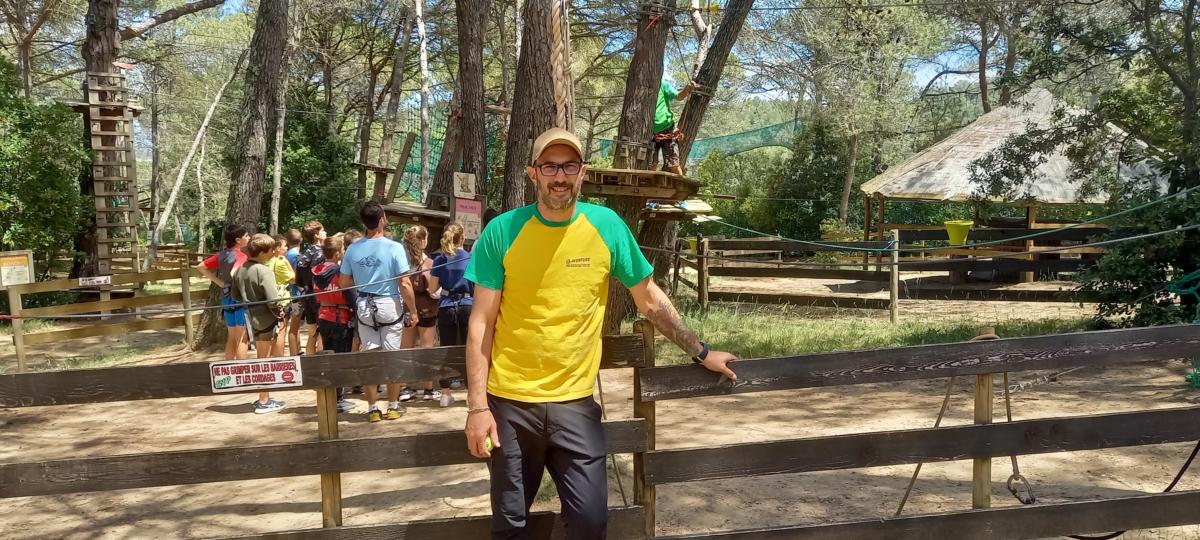 26-06-22 : Bruno TOCCHETTO, à la tête du parc Aventure O2 à Carcassonne