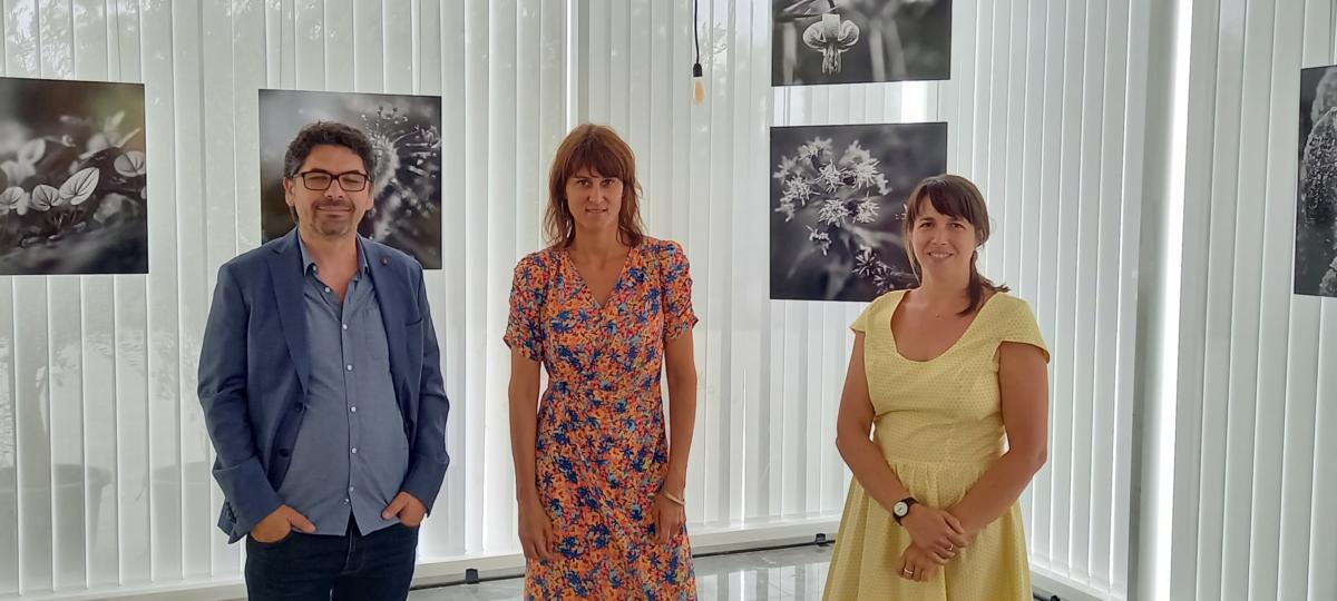 06-07-22 : Fabien BERGES, nouveau directeur, Anaïs ESCRIVA, secrétaire générale & Audrey TALLIEU, responsable des relations avec le public au théâtre + cinéma scène Nationale du Grand Narbonne