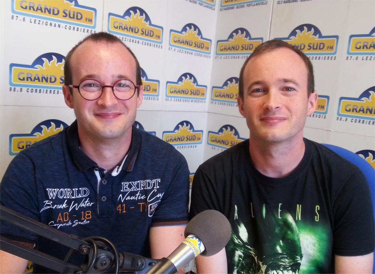 25-07-2022 : Julien et Gregory DEBEZ, co-fondateurs de l’association CINESPACE ÉVÈNEMENTS à Carcassonne.