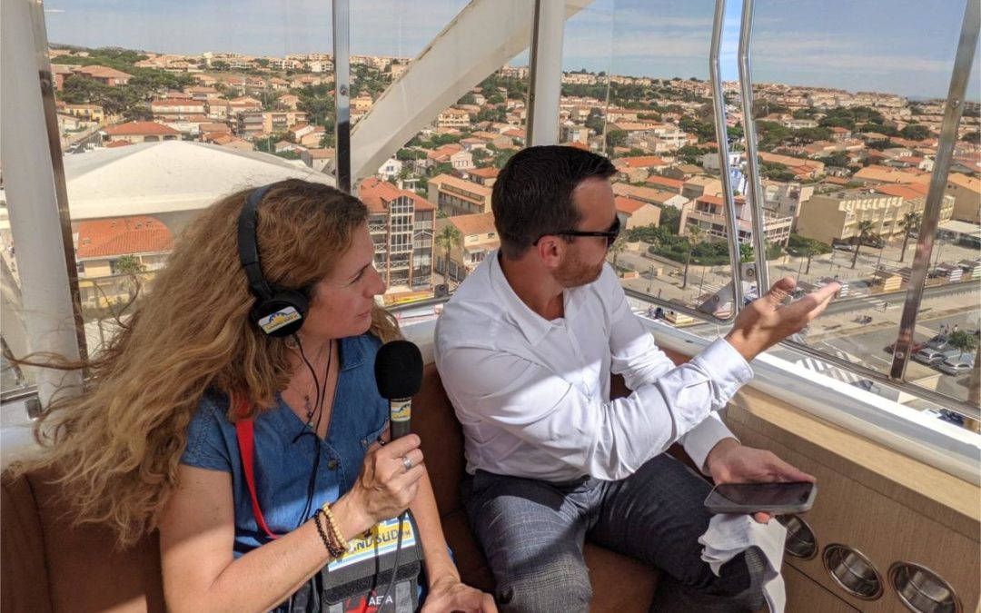 Gd SUD FM en direct depuis la grande roue de St-Pierre la Mer.