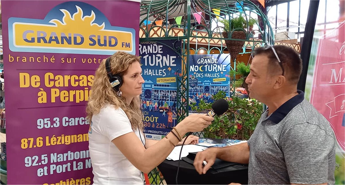 Gd Sud FM en direct des Halles de Narbonne