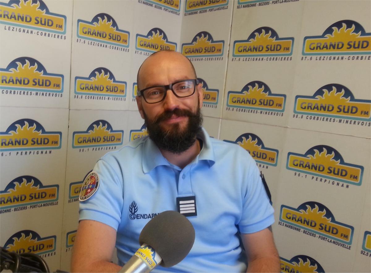 01-07-22 : Brice MINARD, chef d’escadron de la compagnie de gendarmerie de Narbonne