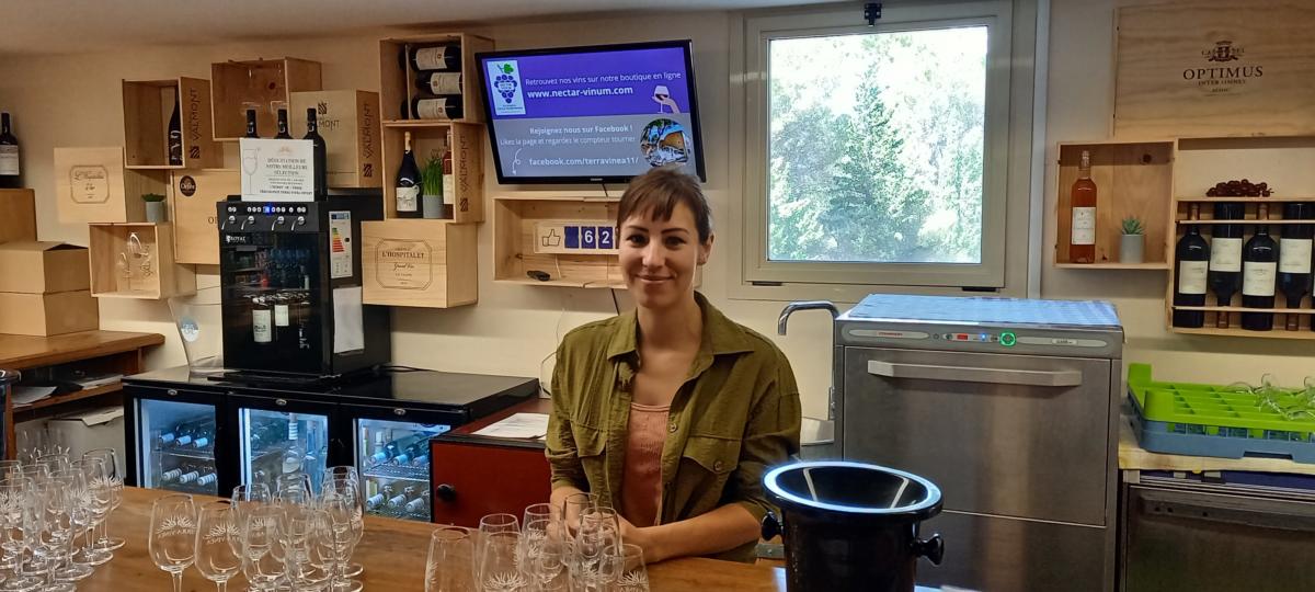 13-07-22 : Anne-Sophie GIROIRE, co-directrice de Terra Vinéa à Portel des Corbières