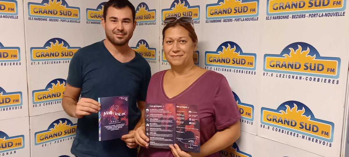 18-08-22 : Sandrine LLORENS & Clément ROUVIERE, membres de l’association organisatrice