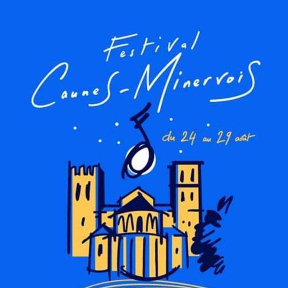 20-08-2022 : Frédéric GUIRAUD, président du Festival de Caunes Minervois et Patrick MESSINA, première clarinette solo de l’Orchestre Nationale de France.