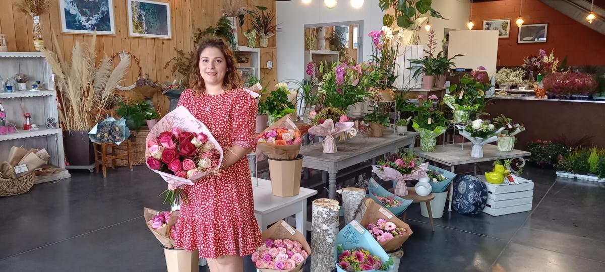 26-10-22 : Marie, fleuriste chez Jour de Roses Espace Lacoste à Narbonne