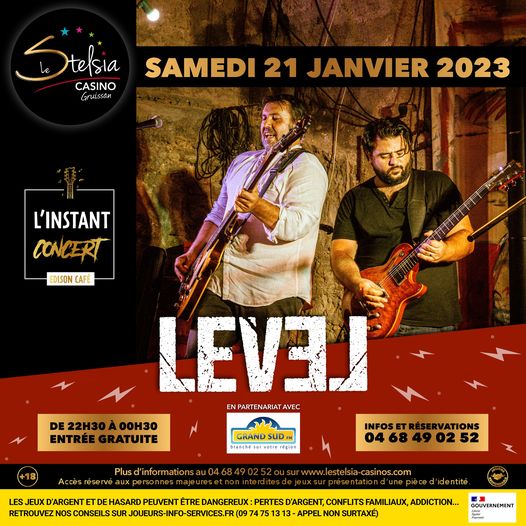 18-01-2023 : David PUEYO, bassiste et chanteur au sein du duo LEVEL