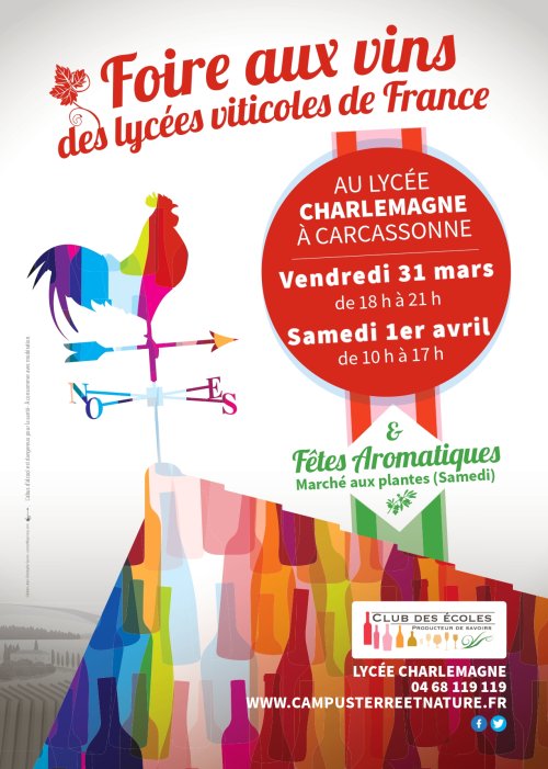 30-03-2023 : Marc SICRE, enseignant en charge de la Foire aux Vins des lycées viticoles de France du Lycée Charlemagne de Carcassonne.