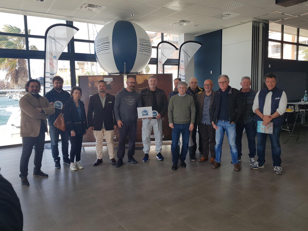 01-04-2023 :  Didier CODORNIOU, maire de Gruissan et Sébastien GAUBERT, 1er prud’homme des pêcheurs depuis octobre 2021