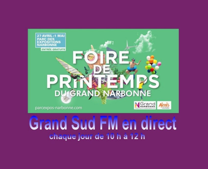 FOIRE DE PRINTEMPS DU GRAND NARBONNE.