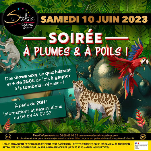 07-06-2023 : Carole CORBINIEN, responsable de la communication, marketing et événementiel du Casino Stelsia de Gruissan & Cyril GAYRAUD, artiste et directeur artistique de la revue « C Show Cabaret ».