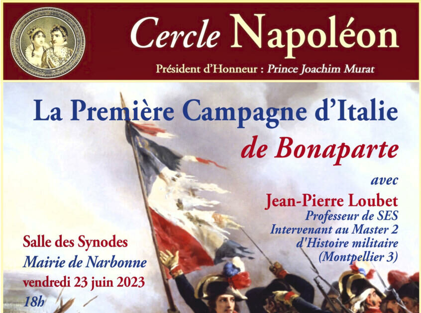 affiche C Napoléon _Loubet Narbonne Campagne d’Italie_juin 2023