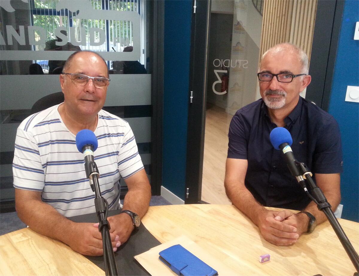 27-07-23 : André DELPOUX & Arnaud DAVOISNE, responsables de l’association du Clos de la Lombarde