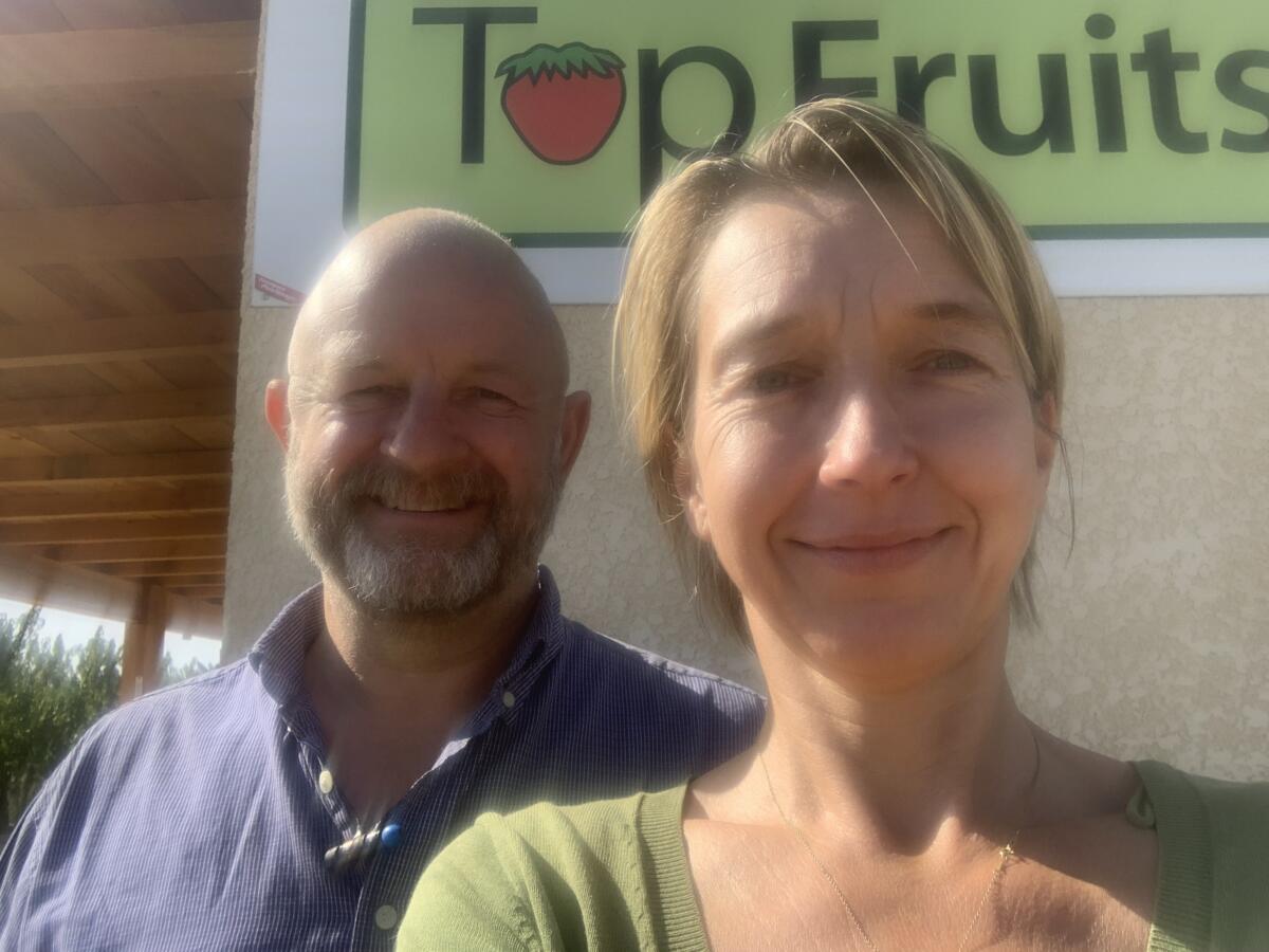 12-07-23 : Sarah Pearce à la tête de Top Fruits à Argeliers