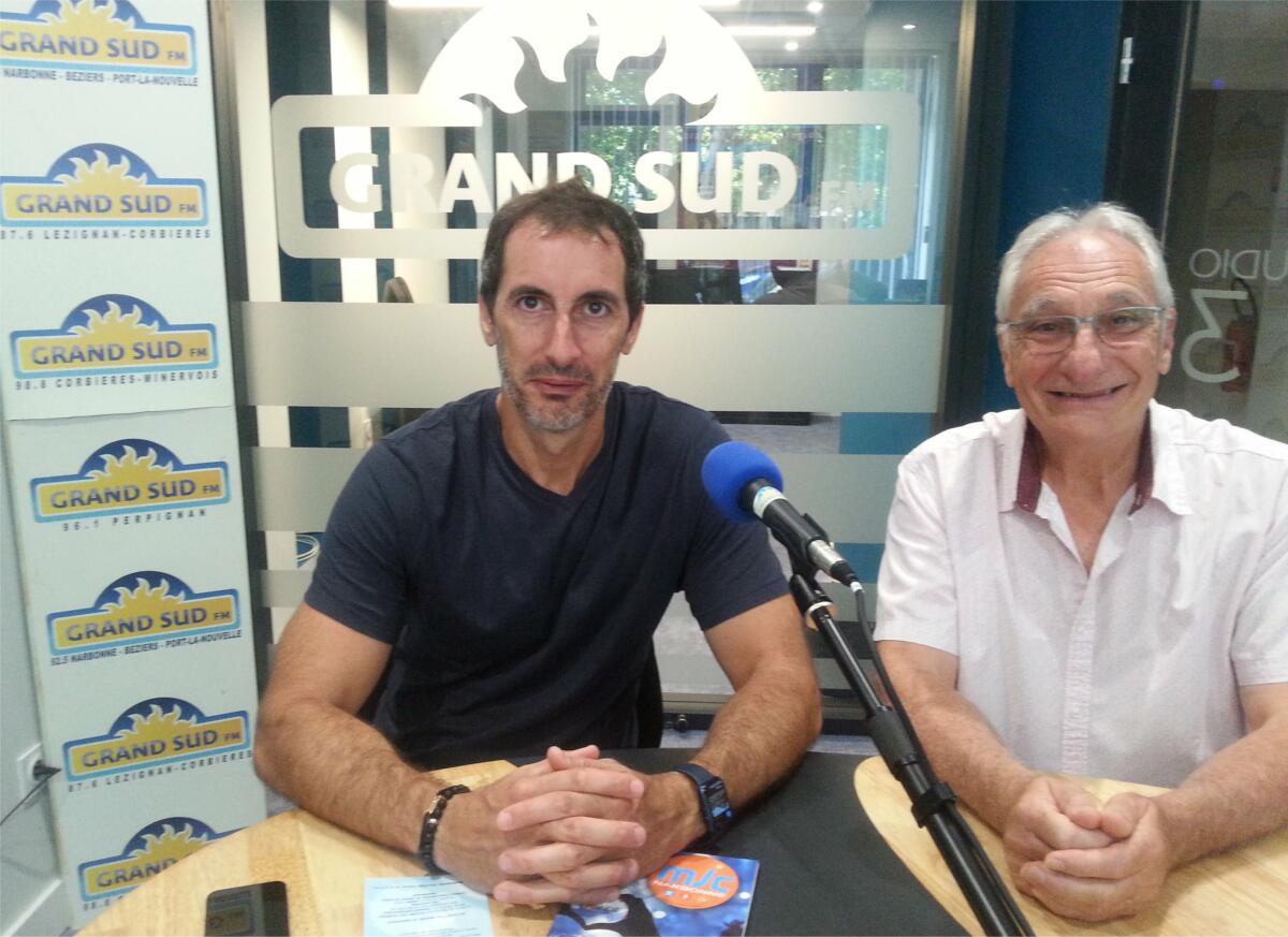 20-09-23 : Michel GRABIE, président & Antoine NESTOR, directeur de la MJC de Narbonne