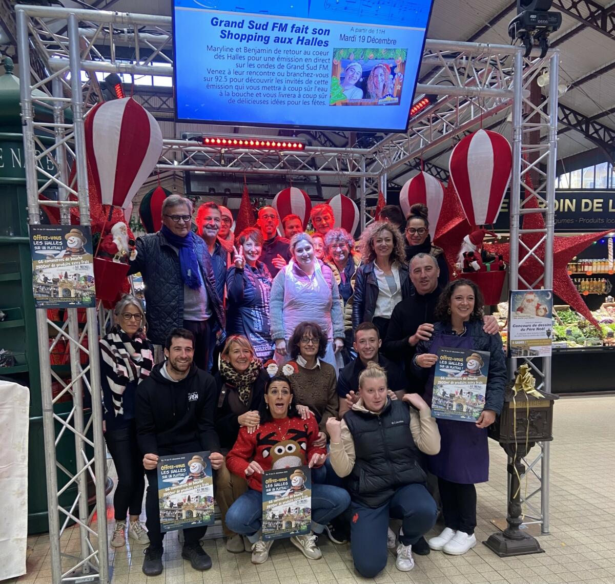18-12-23 : Stéphane ROMAIN, en charge de l’animation aux Halles de Narbonne