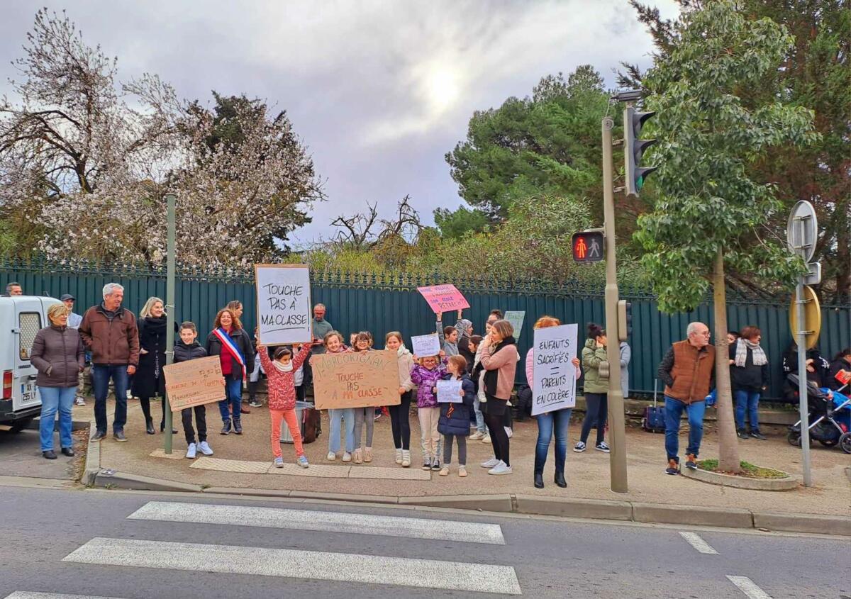 28-02-24 : Nadia MOKHTARI, parent d’élève élue de l’école de Marcorignan et Eric BANOS, maire de Marcorignan