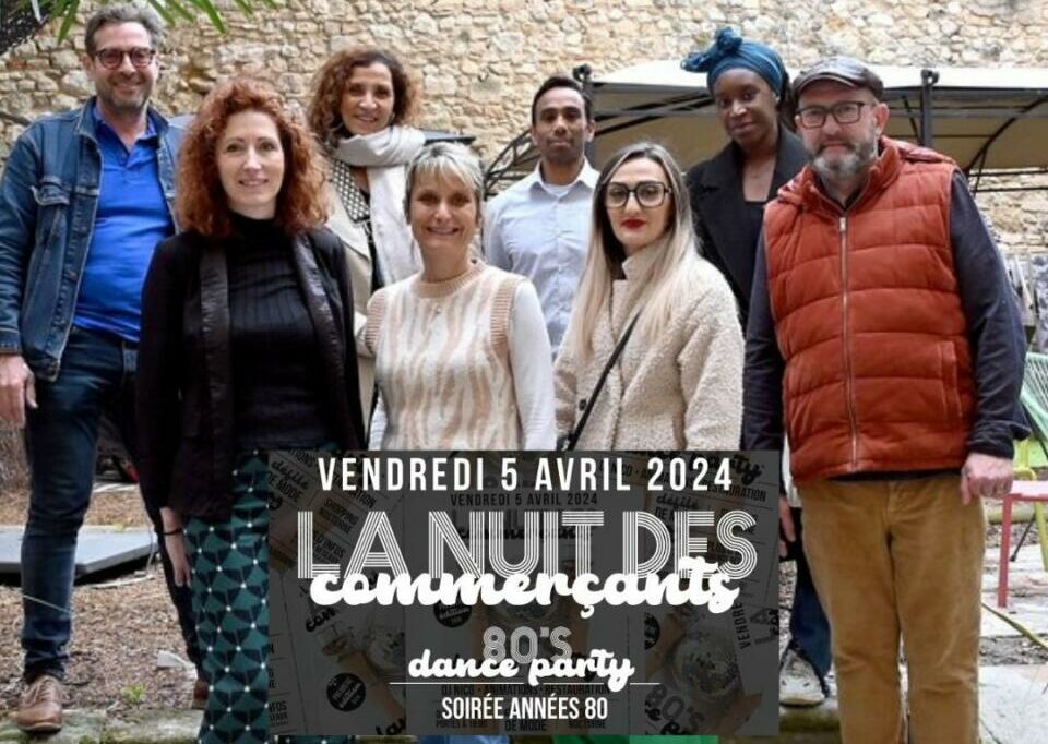 03-04-24 : Christelle FRAISSE, la présidente, et les commerçants de l’Association En Ville Narbonne