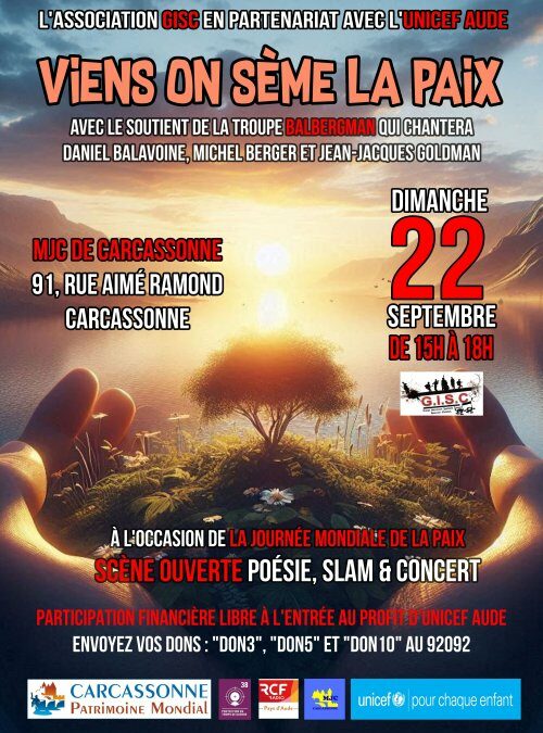 viens on sème la paix