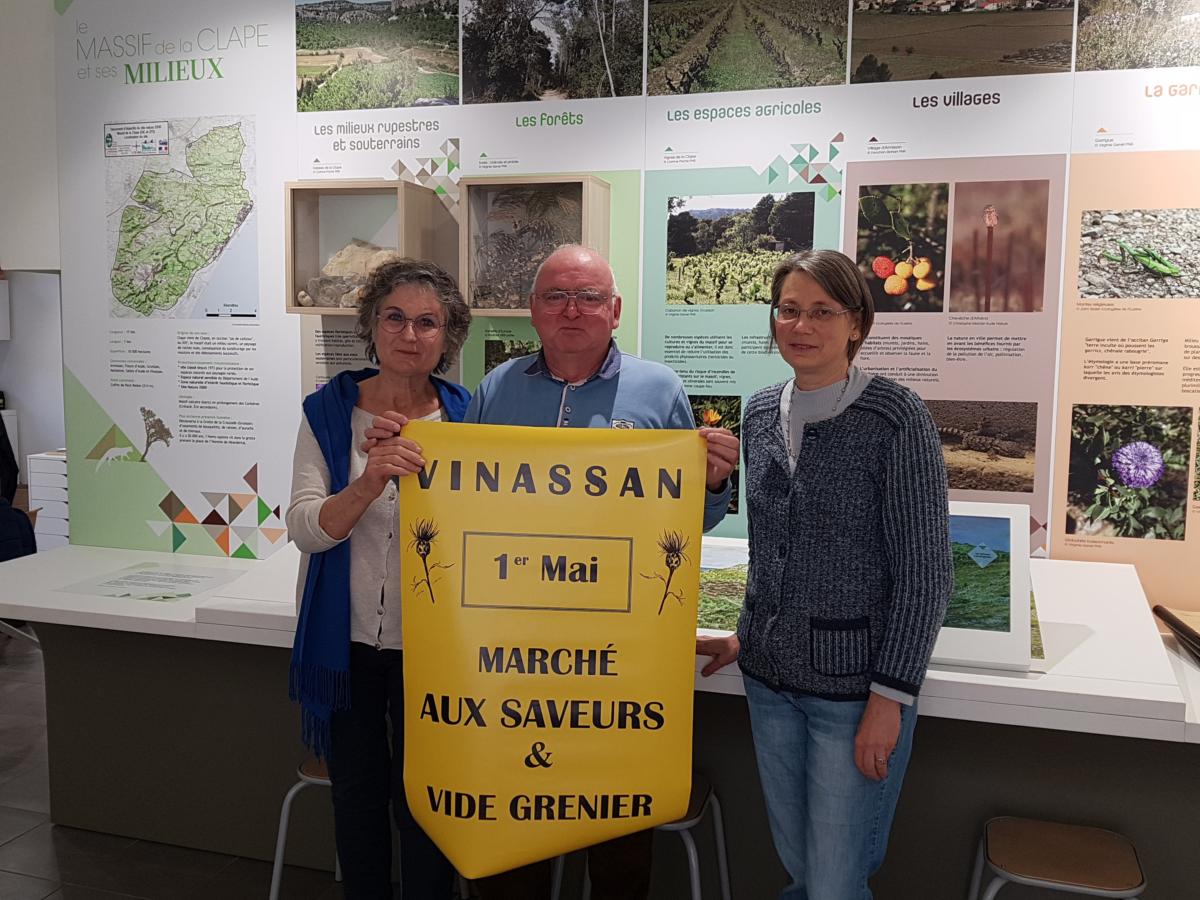 30-04-25 : Annie SARRAN, présidente de la maison de la Clape à Vinassan