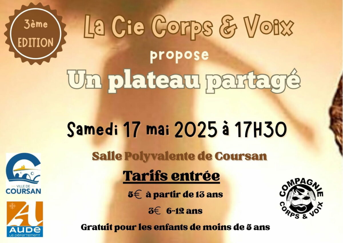 14-05-25 : Sylvie LAURENS AZAM et Juliana BEAULIEU de la Cie corps et voix de Coursan