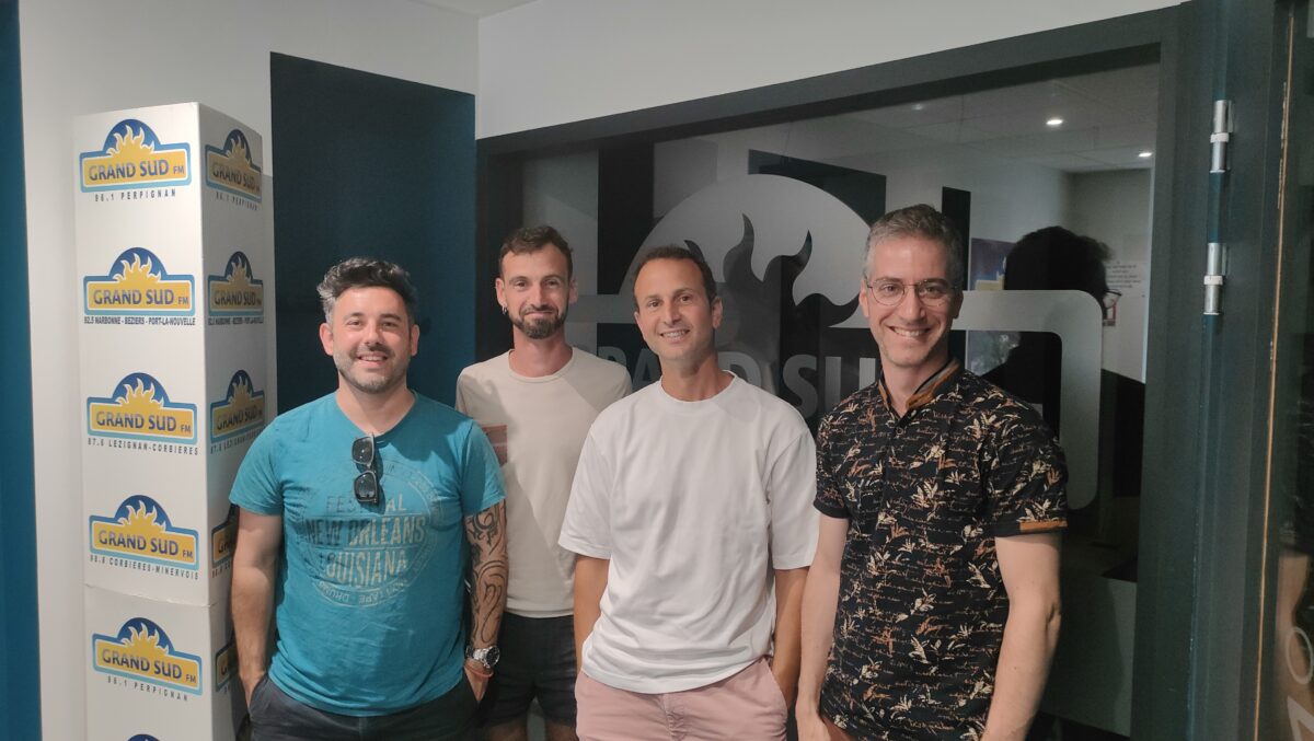 27-06-25 : Cédric BUSQUE, réalisateur du documentaire « comme un homme » et Nicolas, Sébastien et Sylvain, témoins dans celui-ci