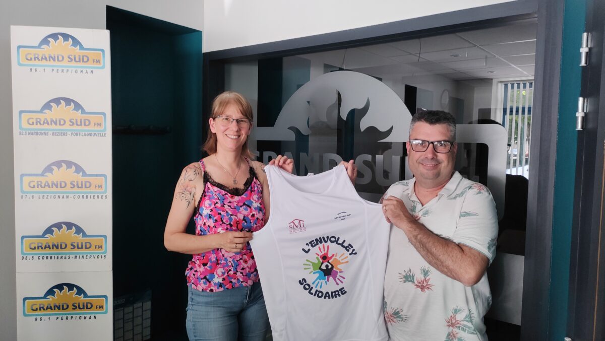 03-06-25 : Sandra ESCANDE, présidente de l’association « l’Envolley solidaire » et Jean-François PICARD, responsable de l’association « la jolie fée Morgane »